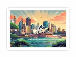 image-Sydney Framed Print