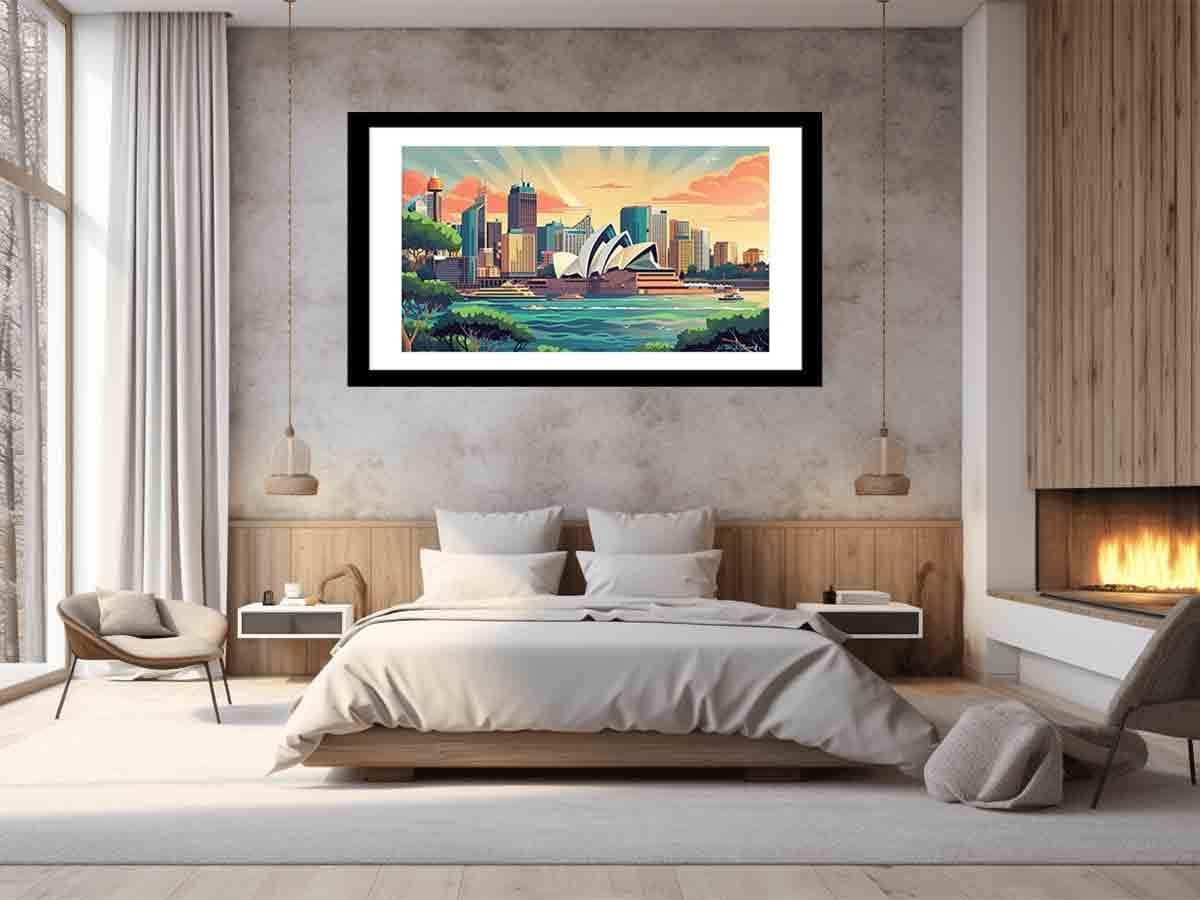 image-Sydney Framed Print