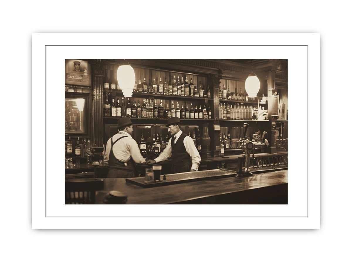 image-Vintage Bar Framed Print