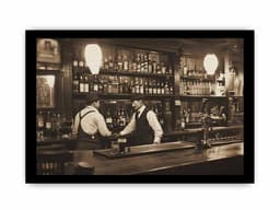image-Vintage Bar Framed Print