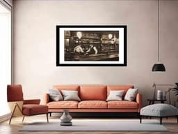 image-Vintage Bar Framed Print