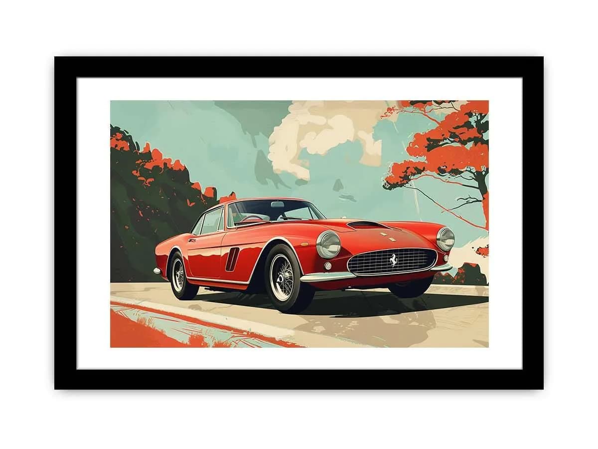 image-Vintage Car Framed print