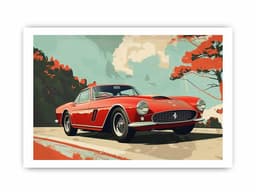 image-Vintage Car Framed print