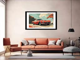 image-Vintage Car Framed print
