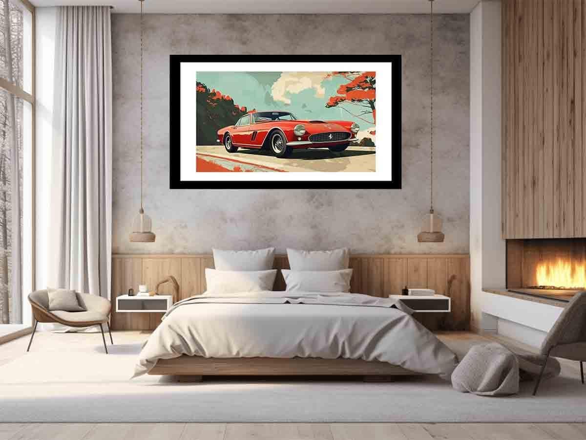 image-Vintage Car Framed print