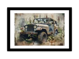 image-Jeep Framed Print Framed Print