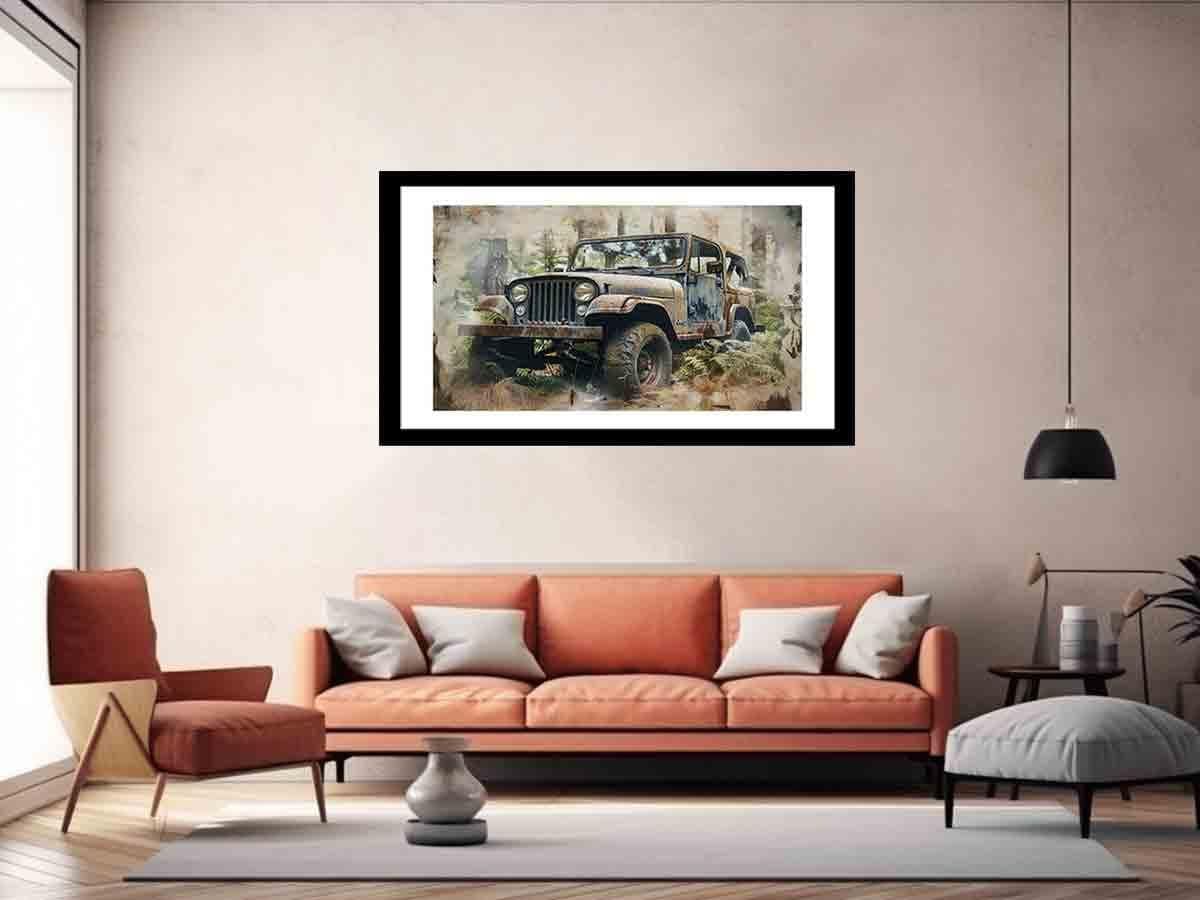 image-Jeep Framed Print Framed Print