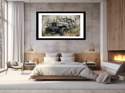 image-Jeep Framed Print Framed Print