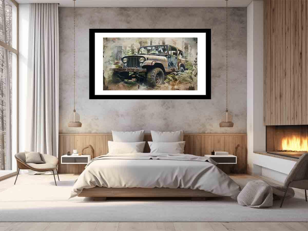 image-Jeep Framed Print Framed Print
