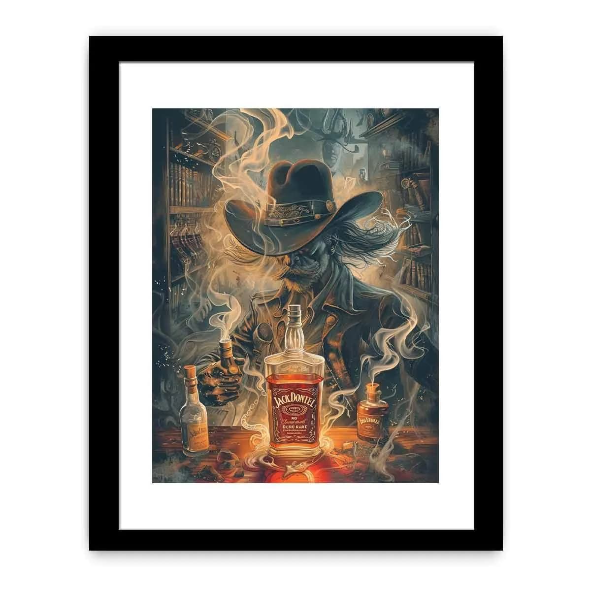 image-vintage whiskey Framed Print