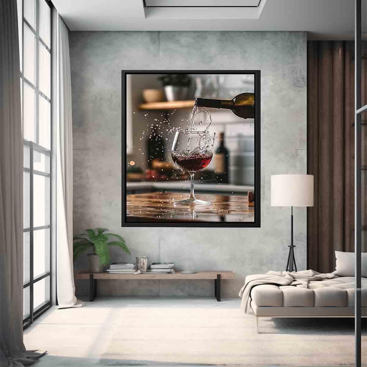 image-Red Wine Framed Print