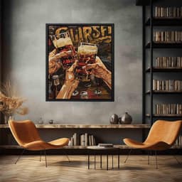 image-Cheers Framed Framed Print