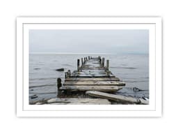 image-Broken Jetty Framed Print