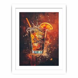 image-Whiskey Glass Framed Print