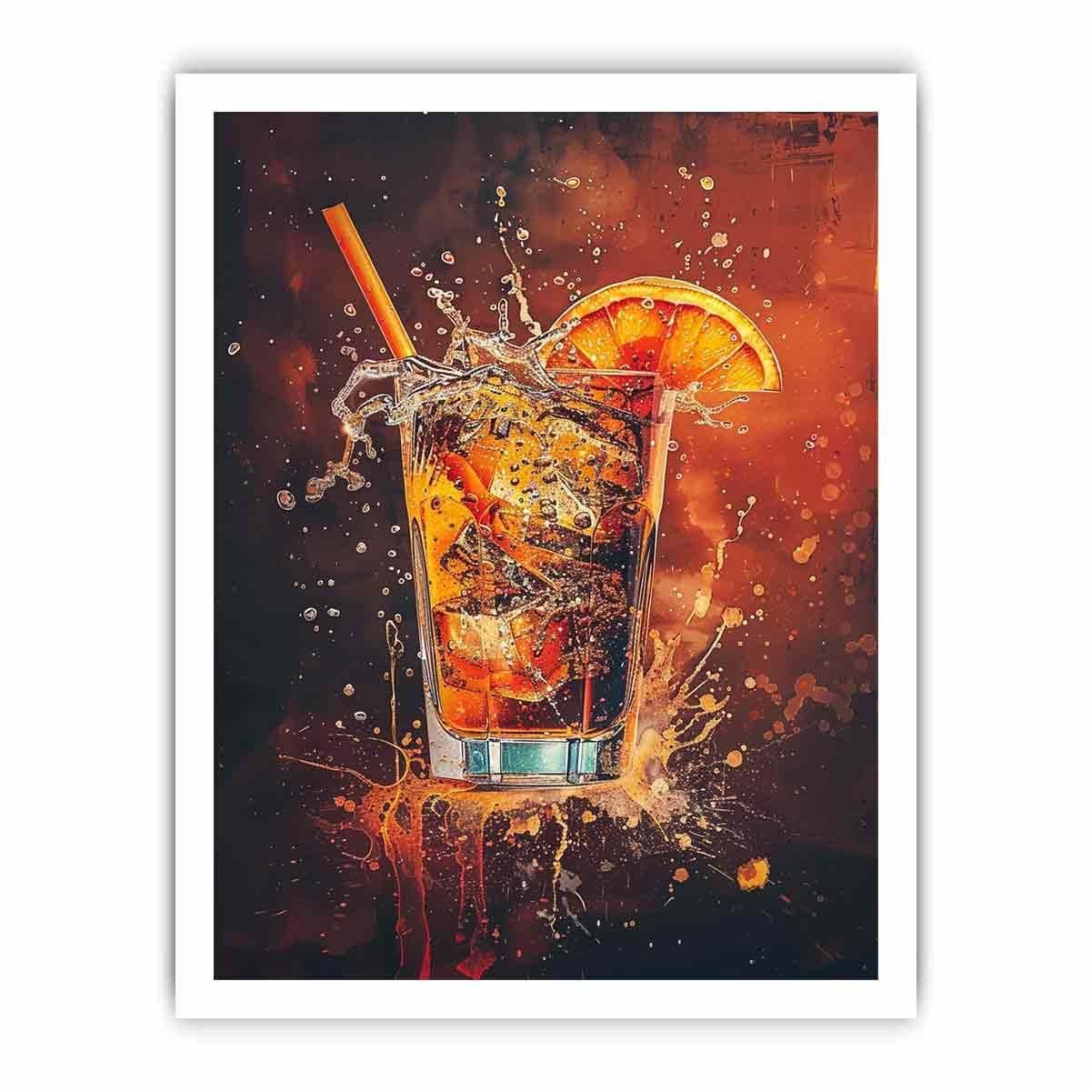 image-Whiskey Glass Framed Print