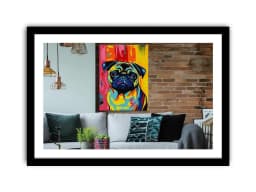 image-Pug Dog Framed Print