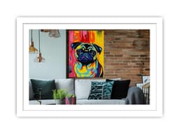 image-Pug Dog Framed Print