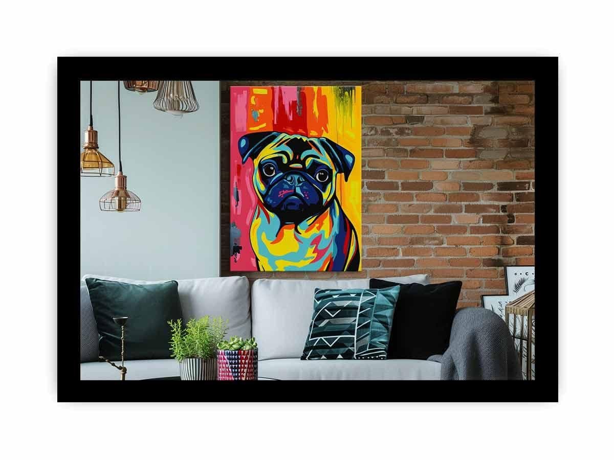 image-Pug Dog Framed Print