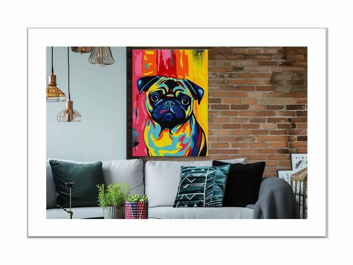 image-Pug Dog Framed Print