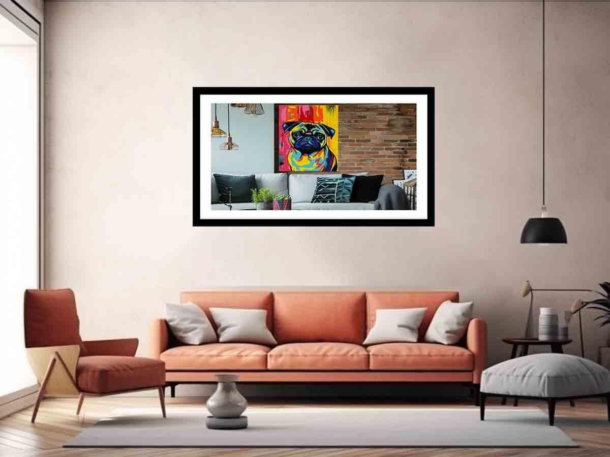 image-Pug Dog Framed Print