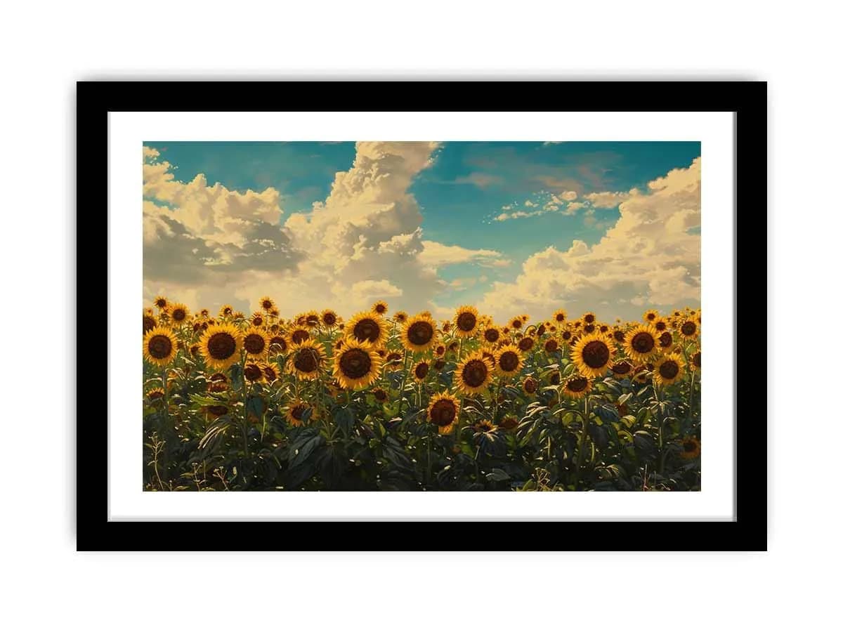 image-Summar Sunflower Framed Print