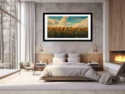 image-Summar Sunflower Framed Print