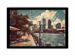 image-Brisbane City Vintage Art