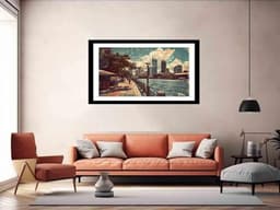 image-Brisbane City Vintage Art