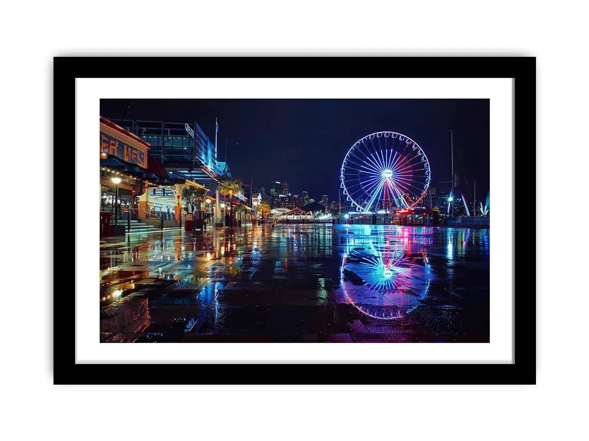 image-Darling Harbour Night Print