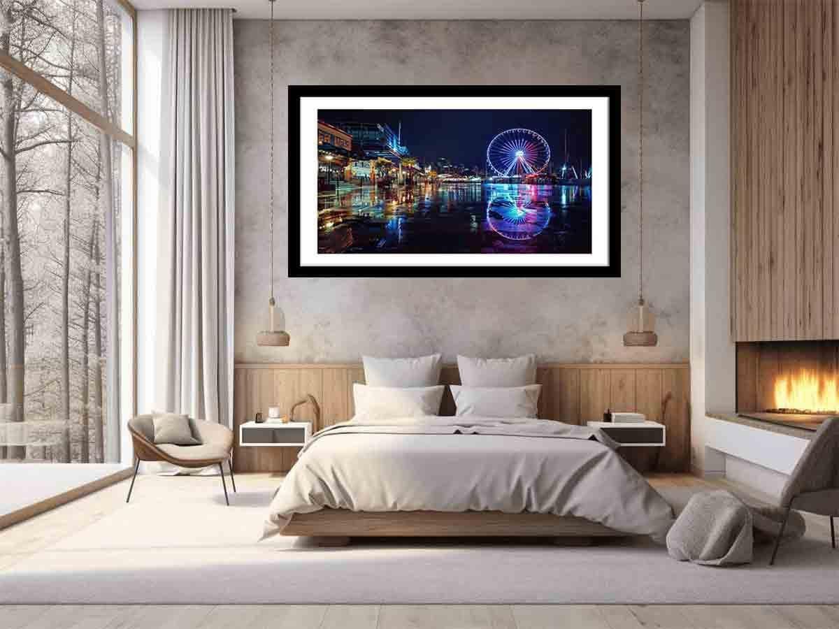 image-Darling Harbour Night Print