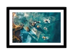 image-Great Ocean Road Drone View Framed Print