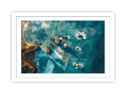 image-Great Ocean Road Drone View Framed Print