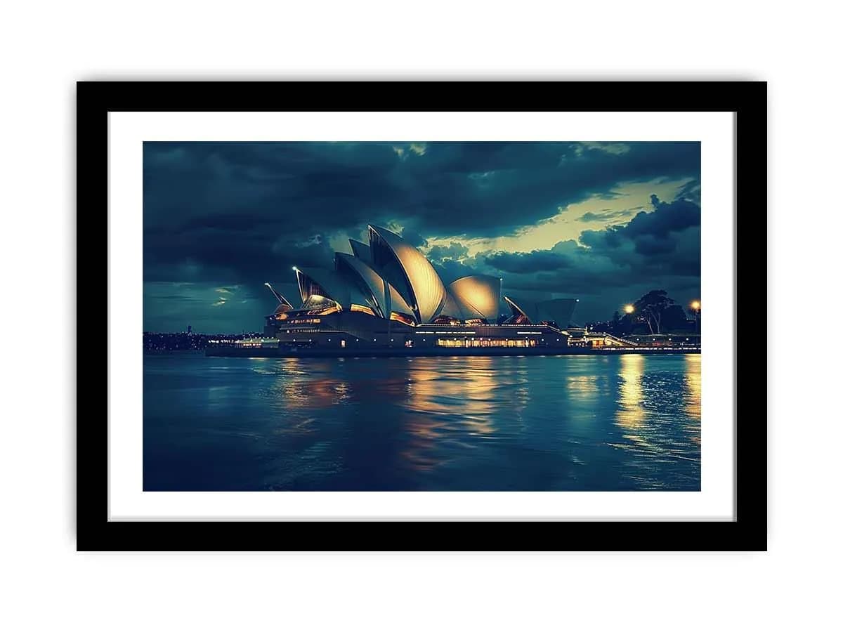 image-Opera House Framed Framed Print