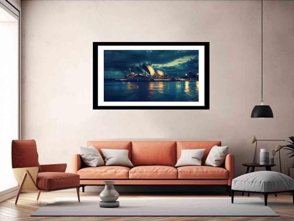 image-Opera House Framed Framed Print