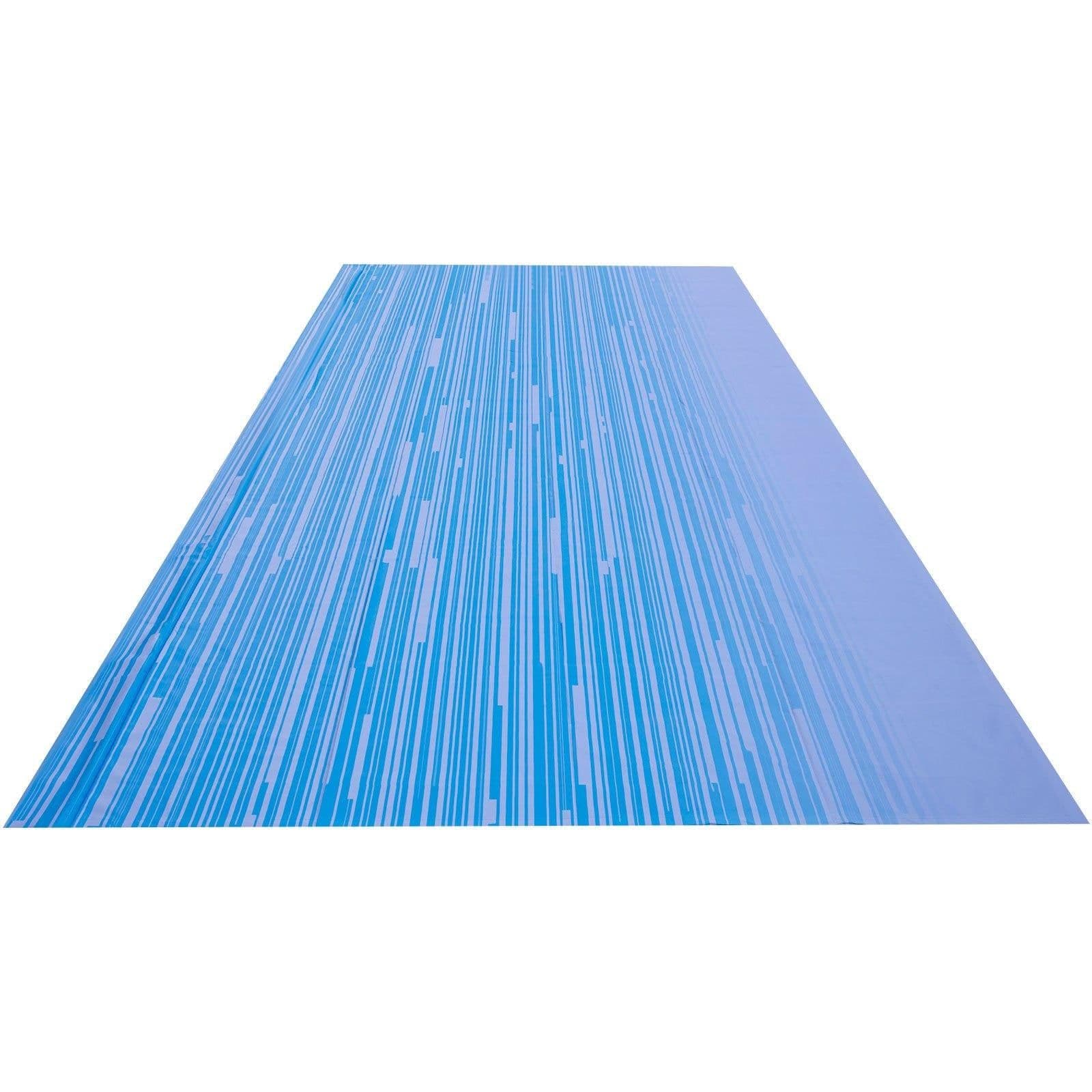 image-VEVOR RV Awning 18' Camper Awning Fabric, Trailer Awning Canopy Patio Camping Car Awning, Durable 15oz Vinyl Roller Tube for RV, Van, SUV, Patio Awning Replacement Ocean Blue Fade