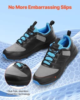 image-VEVOR Cross Training Shoes, M Width Sneakers US Size 11, Wide Toe Box Shoes with Arch Support & Adjustable Lace-up, Training Shoes for Running, Gymnastics, Dog Walking, and Weightlifting (Black)