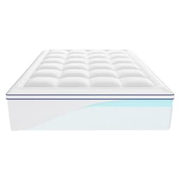 image-VEVOR Mattress Topper, Queen Size, 4 in Thickness, Memory Foam, Fiber Fill, Detachable & Washable, Ergonomically Designed for Pressure Relief, Comfortable Cooling & Breathable, Ideal for Hot Sleepers