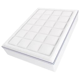 image-VEVOR Mattress Topper, Queen Size, 4 in Thickness, Memory Foam, Fiber Fill, Detachable & Washable, Ergonomically Designed for Pressure Relief, Comfortable Cooling & Breathable, Ideal for Hot Sleepers