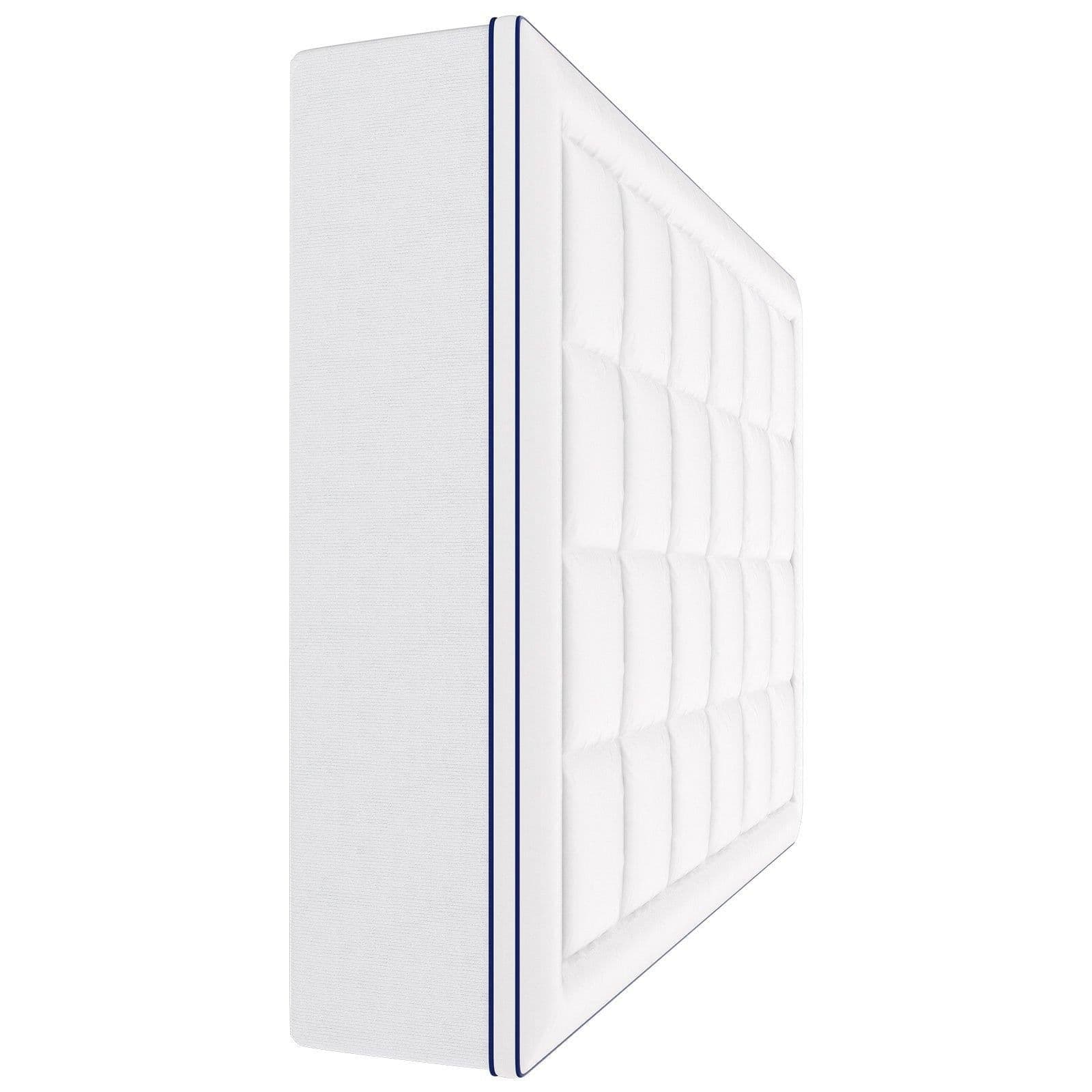 image-VEVOR Mattress Topper, Queen Size, 4 in Thickness, Memory Foam, Fiber Fill, Detachable & Washable, Ergonomically Designed for Pressure Relief, Comfortable Cooling & Breathable, Ideal for Hot Sleepers