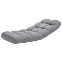 image-VEVOR Floor Chair, Recycled Foam Folding Sofa Chair with 14 Adjustable Positions, Multifunctional Floor Chair with Back Support Ideal for Sleeping Reading, Floor Gaming Chair for Living Room, Gray