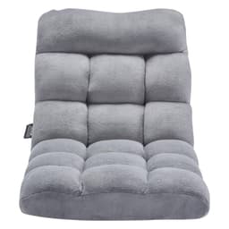 image-VEVOR Floor Chair, Recycled Foam Folding Sofa Chair with 14 Adjustable Positions, Multifunctional Floor Chair with Back Support Ideal for Sleeping Reading, Floor Gaming Chair for Living Room, Gray