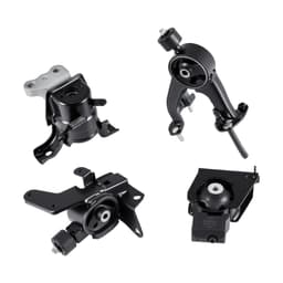 image-VEVOR Engine and Transmission Motor Mount Kit Replacement, Set of 4, Compatible with 2009–2013 Toyota Corolla 1.8L L4, Replace OE# A62015, A62039, A62027, A62023, Secure Support