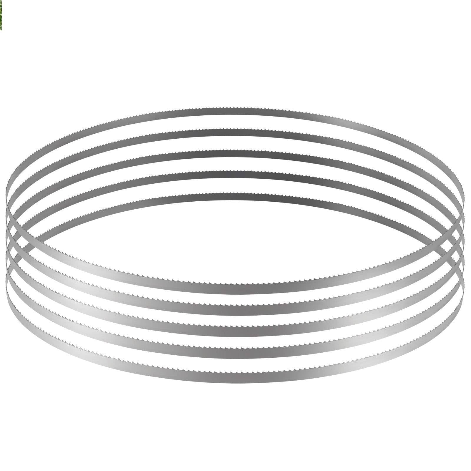 image-VEVOR Band Saw Blade for Cutting Meat Bone 82.3"x0.63"x0.02" Carbon Steel 5 PCS