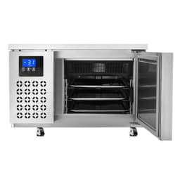 image-VEVOR Commercial Blast Freezer, 80 L / 2.8 Cu.ft Blast Chiller with 3 Trays, Blast Chiller Freezer Chest with 4 Freezing Modes, Stainless Steel Food Blast Freezer with Casters for Restaurant, Seafood