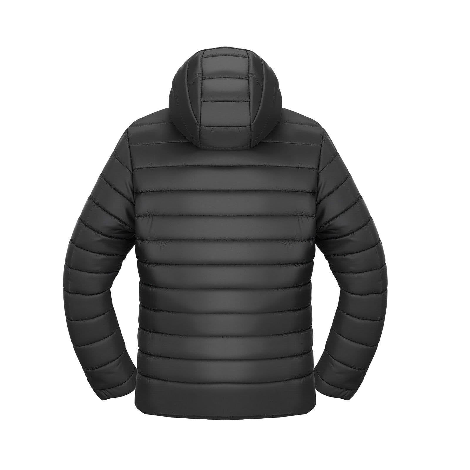 image-VEVOR Heated Jacket for Men with 7.4V Battery, Soft Shell Electric Heating Coat, Windproof Lightweight Outerwear with 6 Heating Zones & 3 Heat Settings for Hiking, Outdoor Work, Black