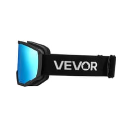 image-VEVOR Ski Goggles, Cylindrical Lens with Ice Blue Revo Coating, OTG Anti fog Snow Goggles for Men Women Youth, TPU Frame & Ventilation Structure, Suitable for Skiing, Skating, Snowboarding, Cycling