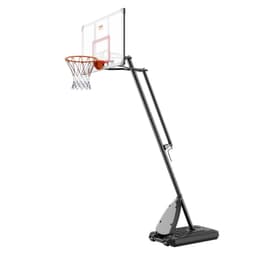 image-VEVOR Basketball Hoop, 7.6-10 ft Adjustable Height Portable Backboard System, 50 inch Basketball Hoop & Goal, Kids & Adults Basketball Set with Wheels, Stand, and Fillable Base, for Outdoor/Indoor