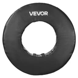 image-VEVOR Football Tackle Wheel, Football Tackling Dummy, Waterproof PVC and High-Density Sponge Tackle Ring, Dummies Training Equipment with Straps, for Blocking, Hitting Drills and Practice, Black, 1PCS