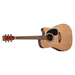 image-VEVOR Cutway Acoustic Guitar, 41 in, 6-String, Natural Solid Spruce Top Guitar, Beginner Bundle with Gig Bag, Tuner, Strap, Steel Strings, Picks, Capo, Rosewood Fingerboard, for Fingerstyle Solo Jazz
