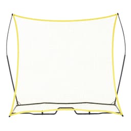 image-VEVOR Soccer Rebounder, Portable Soccer Trainer, 7x7FT Iron & Polyester Soccer Practice Equipment, Sports Football Rebounder Wall with Portable Bag, Perfect for Team Solo Training, Passing, Volley